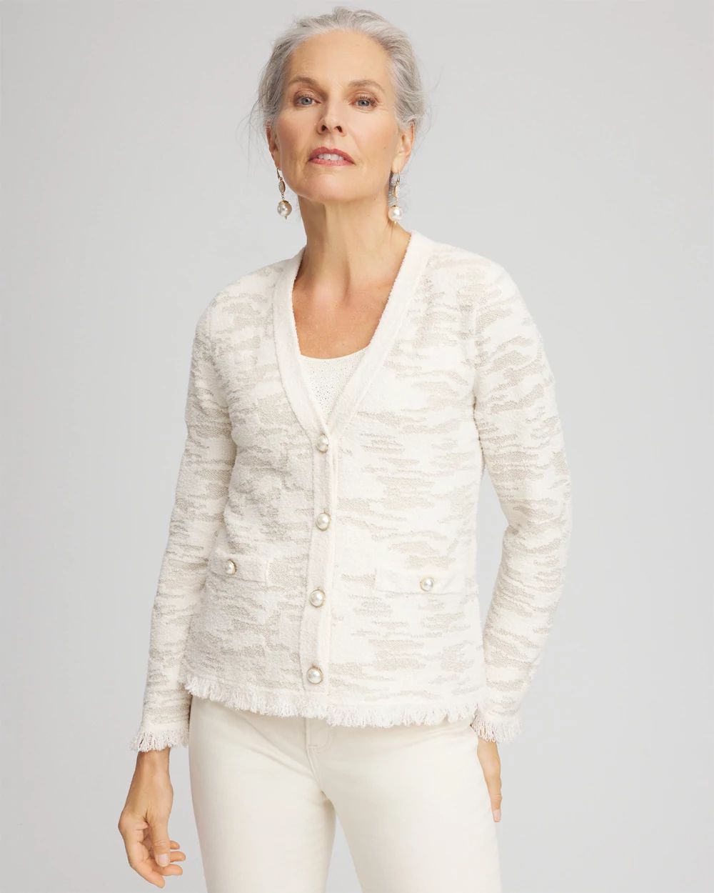 リエルリシェ　Fluffy Knit V-neck Cardigan Mindy Fluffy Knit V Neck Cardigan | Phase Eight EU |
